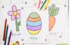 Free Printable Easter Tracing Worksheets For Preschoolers pertaining to Free Printable Kindergarten Easter Worksheets