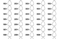 Free Printable Plastic Easter Egg Math Game regarding Easter Multiplication Worksheets