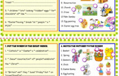 Happy Easter Reading Comprehension R…: English Esl Worksheets Pdf inside Easter Comprehension Worksheets