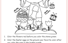 Kindergarten Easter Following Directions Worksheet Worksheets 2025 with regard to Easter Following Directions Worksheets