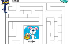 Pete The Cat Find The Easter Bunny'S Basket throughout Pete the Cat Easter Worksheets