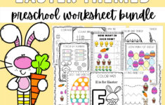 Printable Easter Activities For Kids, Preschool Worksheets, Easter with regard to Easter Worksheets Prek