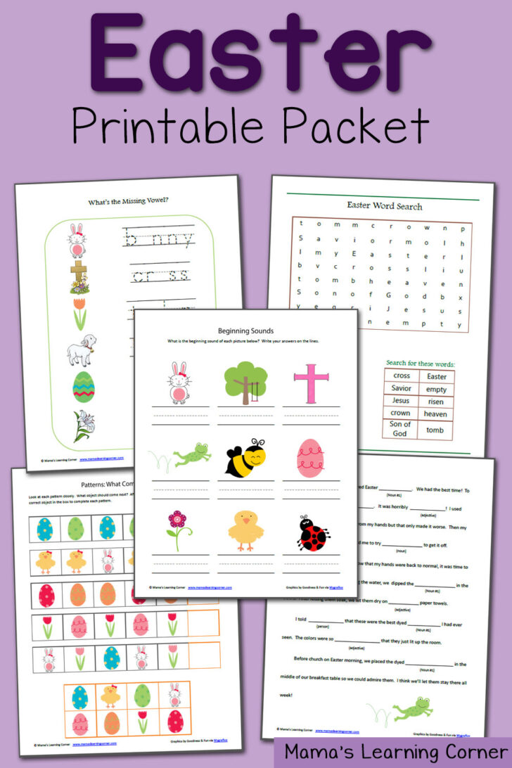Easter Worksheets For 3rd Grade