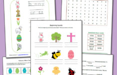 Printable Easter Worksheet Packet - Mamas Learning Corner within 2nd Grade Easter Worksheets