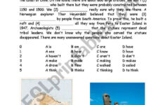 Puzzles From The Past - Easter Island - Esl Worksheetanny76 throughout Easter Island Worksheets