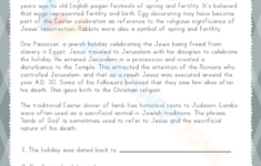 The History Of Easter Worksheet within History Of Easter Worksheets