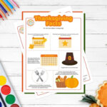 12 Thanksgiving Fun Facts For Kids You Can Print | Kids Activities With Thanksgiving Facts Worksheet