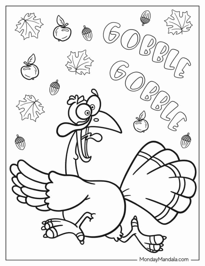 67 Thanksgiving Coloring Pages (Free Pdf Printables) within Thanksgiving Worksheets Coloring