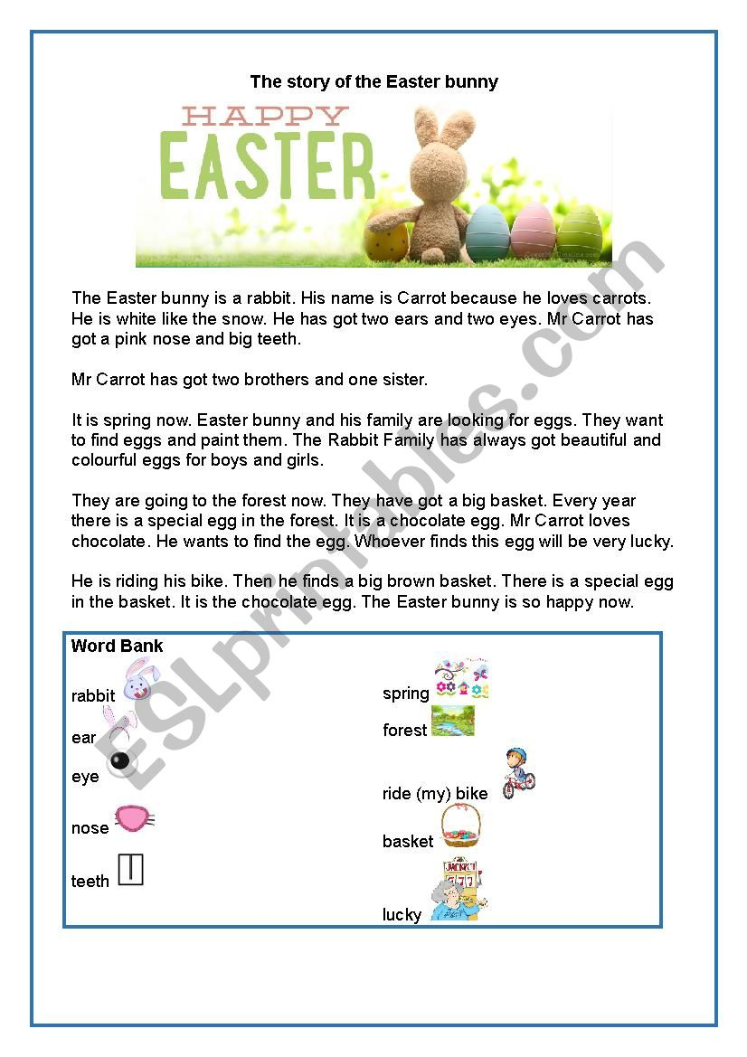 Easter Story - Esl Worksheetsapphom pertaining to The Easter Story Worksheets