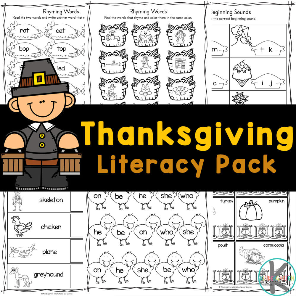 🦃 Free Printable Thanksgiving Worksheets For Kindergarten with regard to Kindergarten Thanksgiving Reading Worksheets