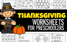 🦃 Free Printable Thanksgiving Worksheets For Preschool throughout Thanksgiving Worksheets For Preschoolers