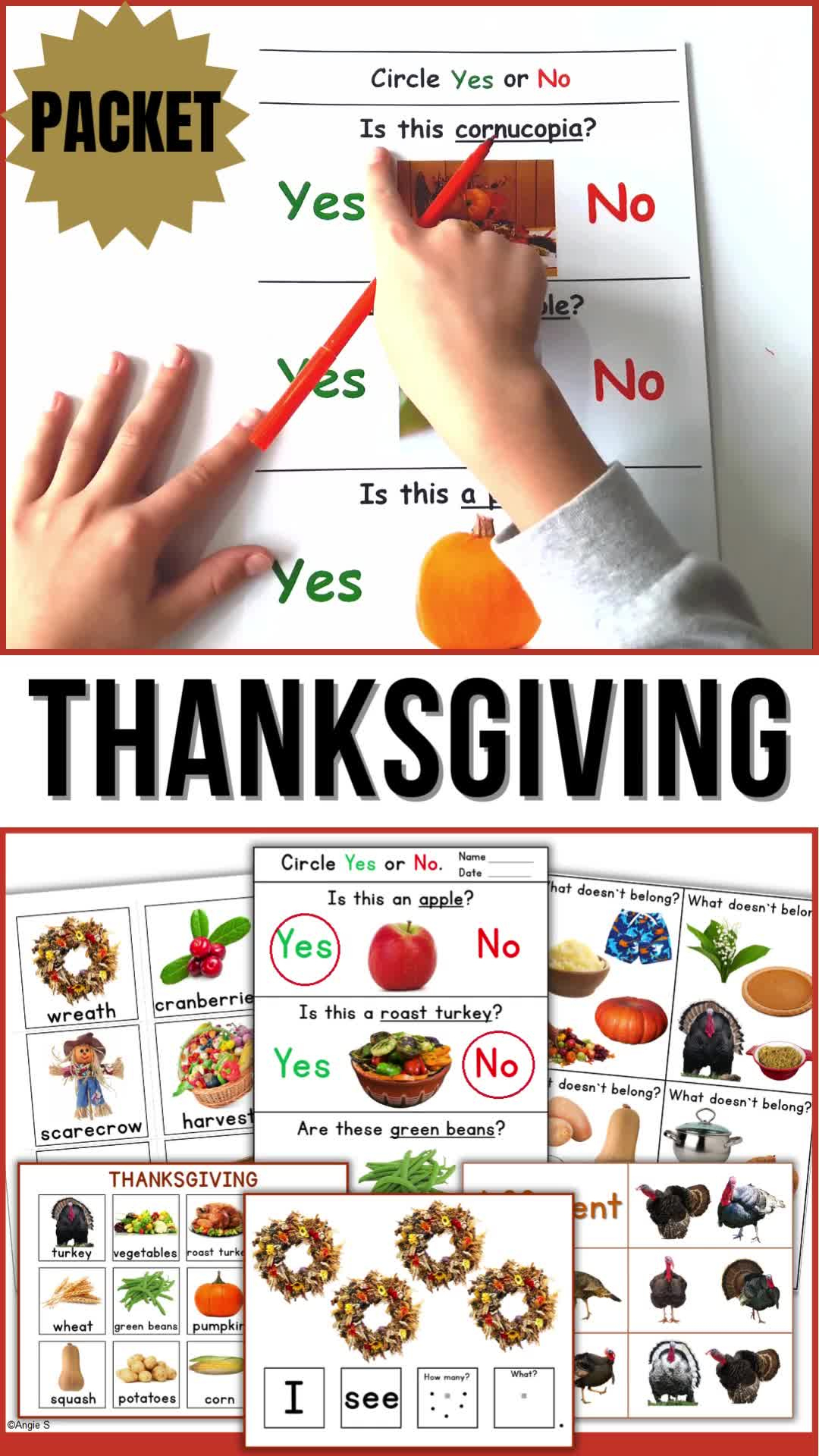 🦃 Thanksgiving Activities &amp;amp; Worksheets Bundle 🍂 for Pinterest Thanksgiving Worksheets