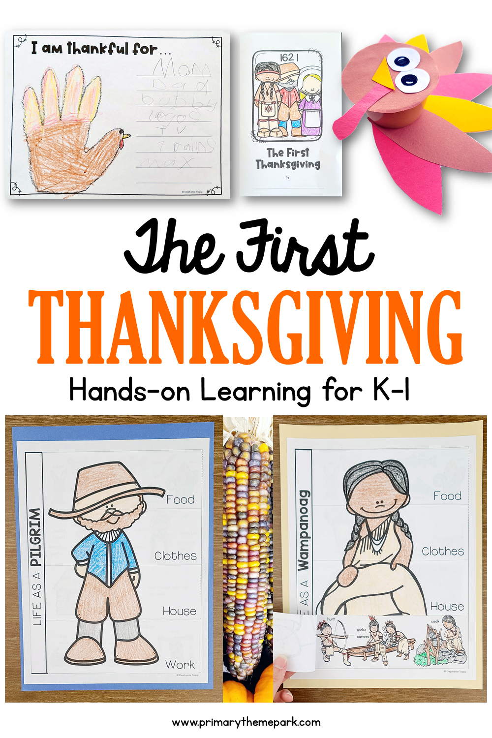 First Thanksgiving Unit For Kindergarten And First Grade - Primary regarding The First Thanksgiving Worksheets Lessons and Printables