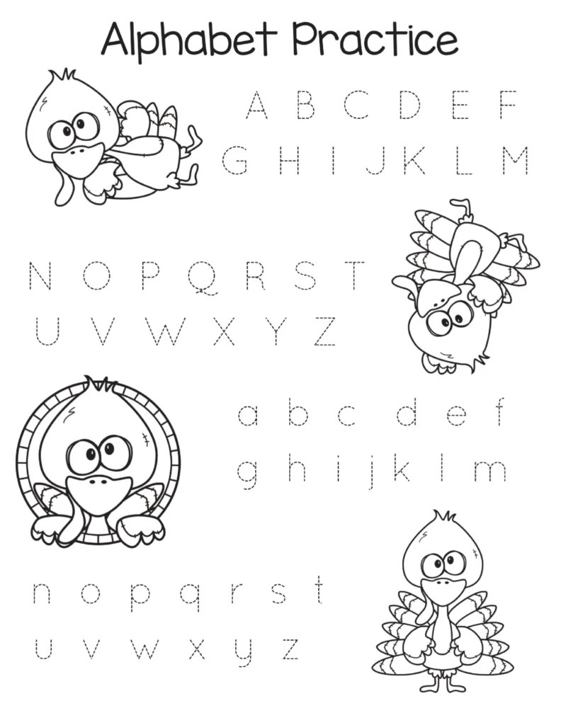 Free Early Education Thanksgiving Printable: Fun And Easy in Preschool Thanksgiving Worksheets