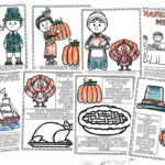 Free History Of Thanksgiving Coloring Page Inside The Real Story Of Thanksgiving History Channel Worksheet