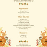 Free Printable, Customizable Thanksgiving Menu Templates | Canva Regarding Thanksgiving Menu Worksheet