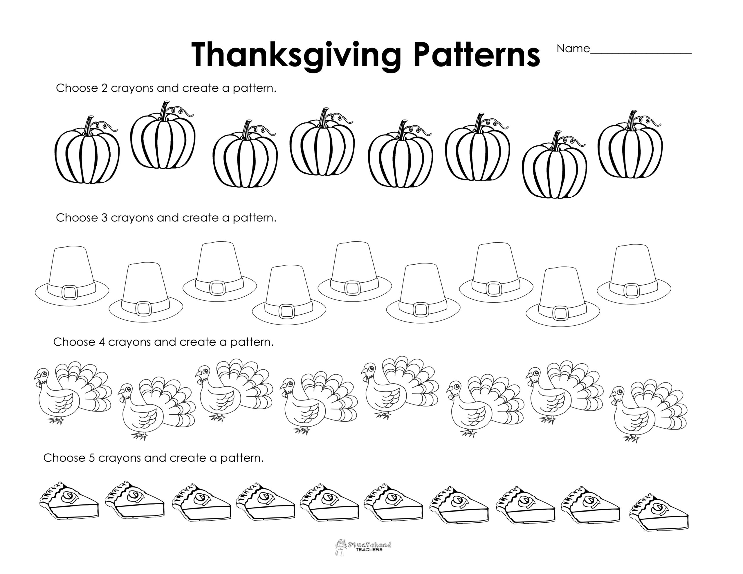 Free Printable Kindergarten Thanksgiving Math Worksheets with Thanksgiving Worksheets For 1St Graders