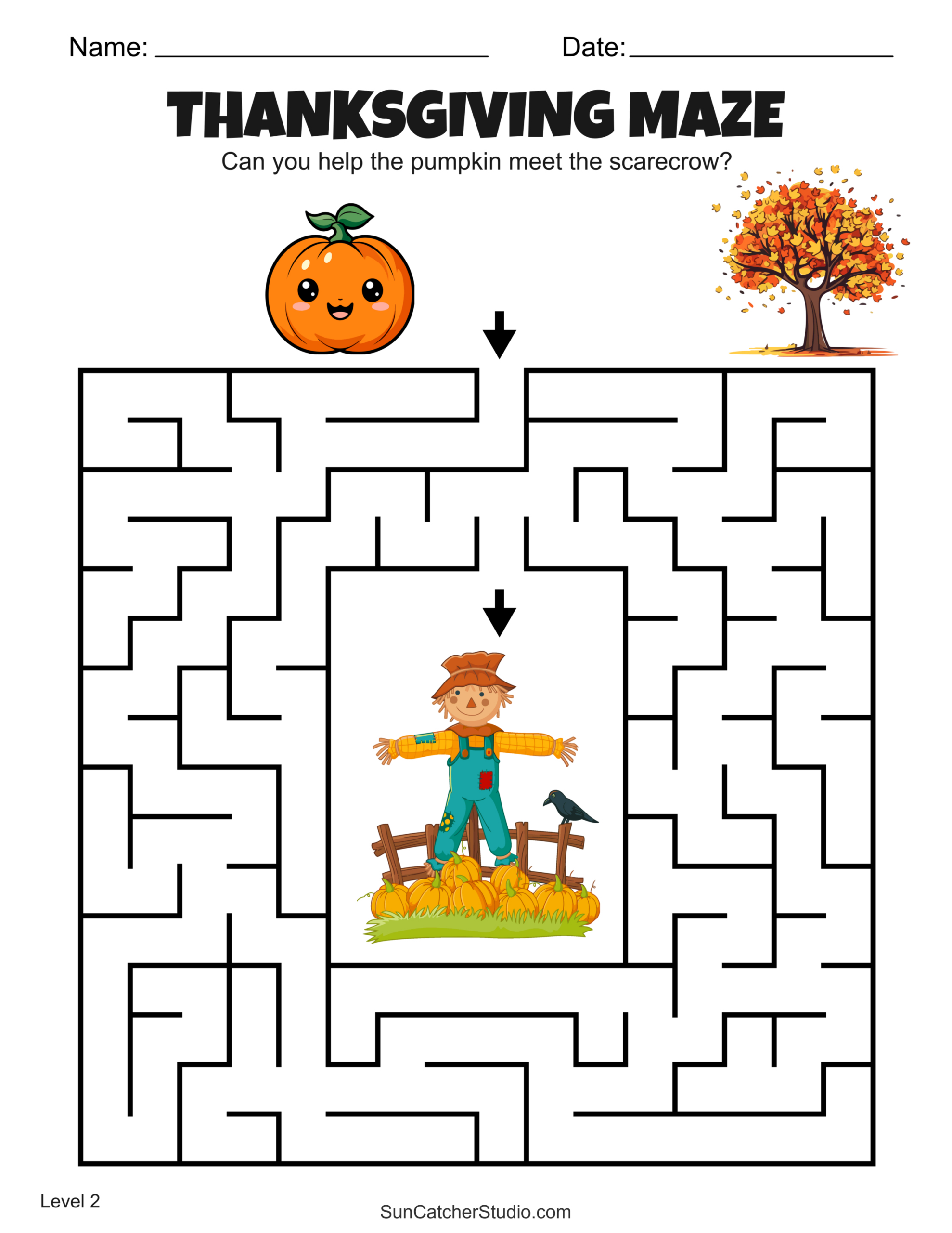 Free Printable Thanksgiving Maze Worksheets And Puzzles – Free inside Thanksgiving Maze Worksheets