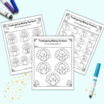Free Printable Thanksgiving Missing Number Worksheets   The With Thanksgiving Integer Worksheet