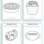 Free Printable Thanksgiving Tracing Worksheets   The Artisan Life For Tracing Thanksgiving Worksheets