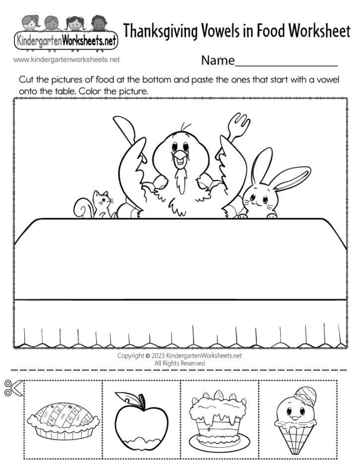 Free Printable Thanksgiving Worksheets For Preschoolers