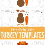 Free Printable Turkey Template For Thanksgiving Crafts Intended For Thanksgiving Turkey Pattern Worksheets