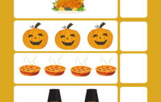 Free Thanksgiving Math Activities For Preschool Kids - Academy inside Thanksgiving Preschool Math Worksheets