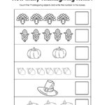 Free Thanksgiving Math Activities For Preschool Kids   Academy Inside Thanksgiving Preschool Math Worksheets