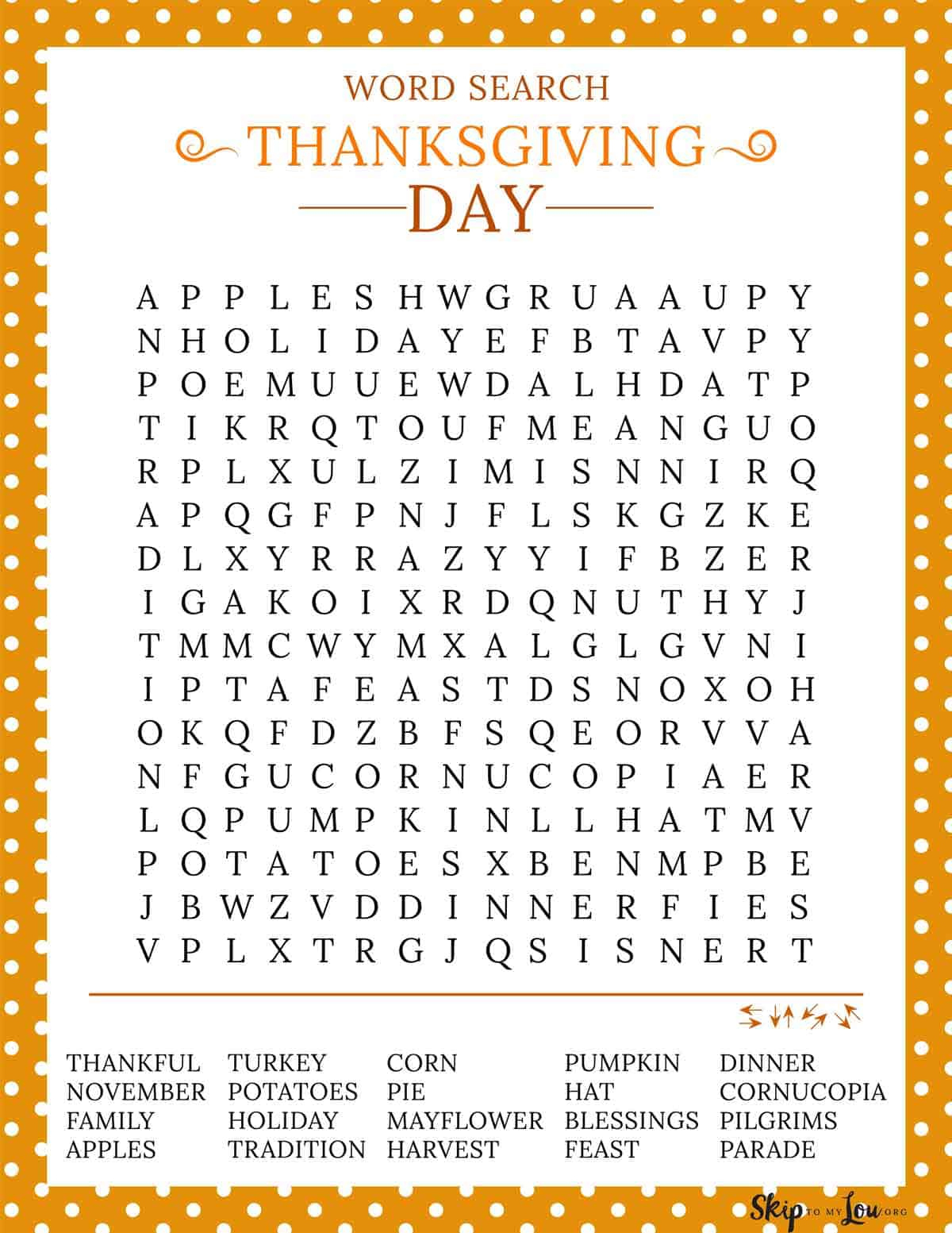 Free Thanksgiving Printables. | Skip To My Lou - Worksheets Library pertaining to Thanksgiving Worksheets For Adults