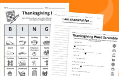Free Thanksgiving Worksheets Bundle within First Thanksgiving Worksheets