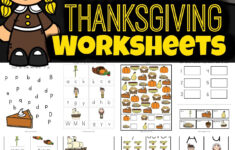 Free Thanksgiving Worksheets For Kids for Thanksgiving Worksheets For 3 Year Olds