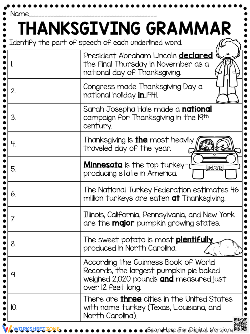 Grade 5 Thanksgiving Worksheets &amp;amp; Printable for 5th Grade Thanksgiving Worksheets