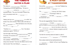 Grammar Practice With Thanksgiving Printables — Shurley English Blog throughout Thanksgiving Verbs Worksheet
