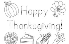Happy Thanksgiving Worksheets For Preschoolers! ⋆ The Hollydog Blog with regard to Happy Thanksgiving Worksheet
