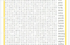 High School Thanksgiving Word Search With Answer Key, Printable in Thanksgiving Word Search Super Teacher Worksheets