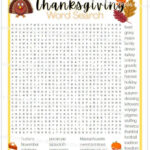High School Thanksgiving Word Search With Answer Key, Printable Within Super Teacher Worksheets Thanksgiving Word Search Answers