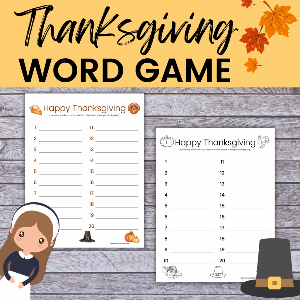 How Many Words Can You Make From Happy Thanksgiving - Simply Full pertaining to Making Words From Thanksgiving Worksheet