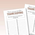 How Many Words Can You Make From Thanksgiving   Worksheet Intended For Making Words From Thanksgiving Worksheet