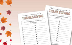 How Many Words Can You Make From Thanksgiving - Worksheet intended for Making Words From Thanksgiving Worksheet