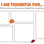 I Am Thankful For' Printables   10 Unique Worksheets | Printabulls Regarding Thanksgiving What Are You Thankful For Worksheet