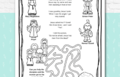 Jesus' Resurrection Easter Activity Pages - Kids Bible Teacher regarding The Easter Story Worksheets
