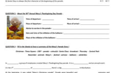 Macy'S Thanksgiving Day Parade: English Esl Worksheets Pdf &amp; Doc inside Macy&amp;#039;s Thanksgiving Day Parade Worksheet