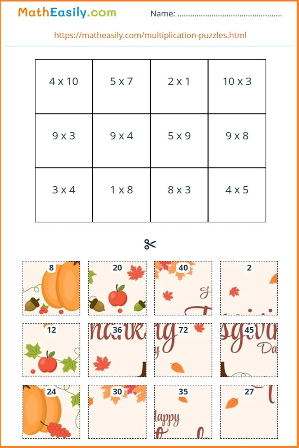 Math Thanksgiving Worksheets Pdf | Free Download within Free Printable Thanksgiving Multiplication Worksheets