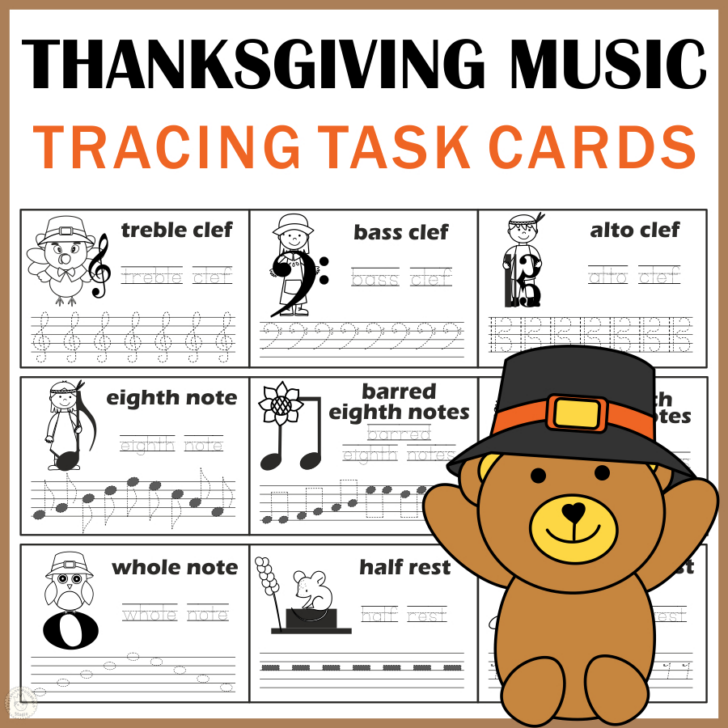 Music Thanksgiving Worksheets