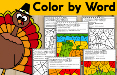 Noun And Verbs Worksheets | Thanksgiving Colorcode in Thanksgiving Verbs Worksheet
