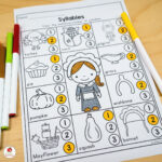 November Worksheets For Kindergarten: Easy To Prep Thanksgiving With Regard To Thanksgiving Syllables Worksheet