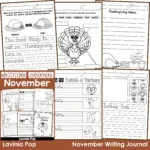 November Writing Journal   In My World Regarding Thanksgiving Creative Writing Worksheets
