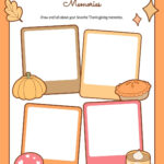 Page 4   Free Printable Thanksgiving Worksheet Templates | Canva With Thanksgiving Favorites Worksheet