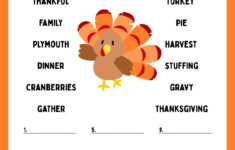 Page 6 - Free Printable Thanksgiving Worksheet Templates | Canva intended for Thanksgiving Abc Order Worksheets