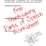Parts Of Speech: Thanksgiving Turkey | Squarehead Teachers Within Thanksgiving Parts Of Speech Worksheets